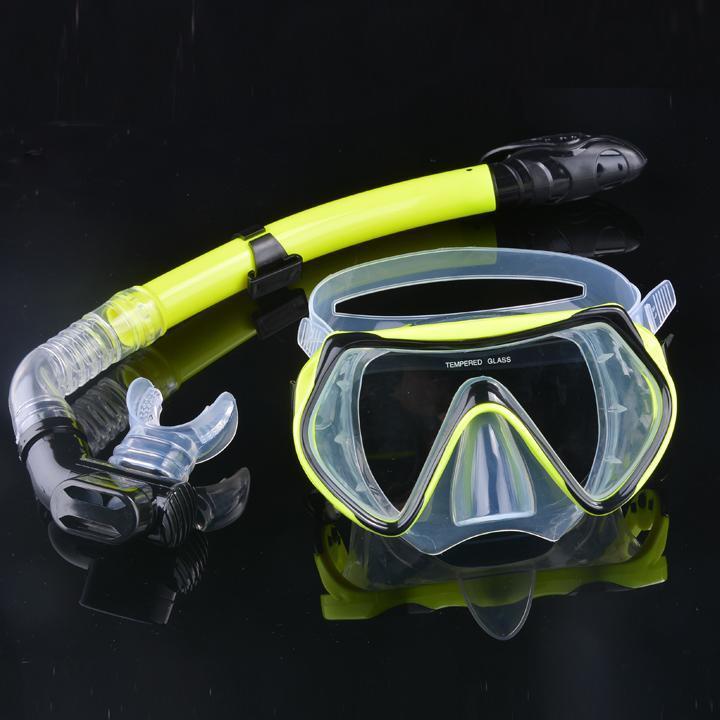 Scuba Diving Diving Mask Snorkel Glasses Set Silicone Swimming Pool