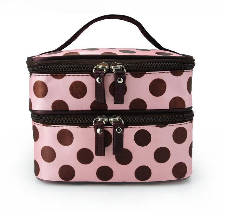 Makeup Holder Pattern | new hanging dot pattern cosmetic storage case travel Makeup Holder Pattern | new hanging dot pattern cosmetic storage case travel